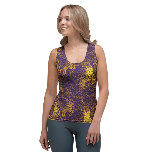Royal Melt on a Women's Tank Top
