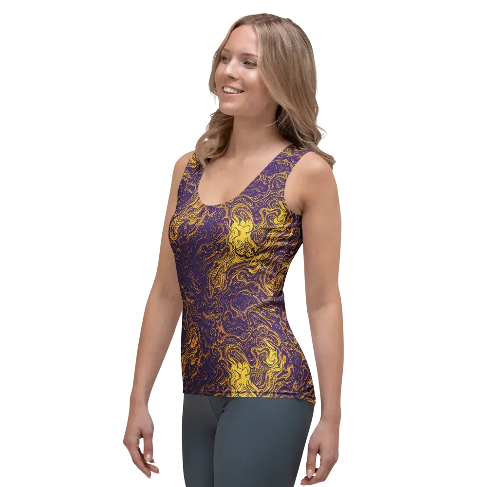 Royal Melt on Women's Tank Top — Left Front