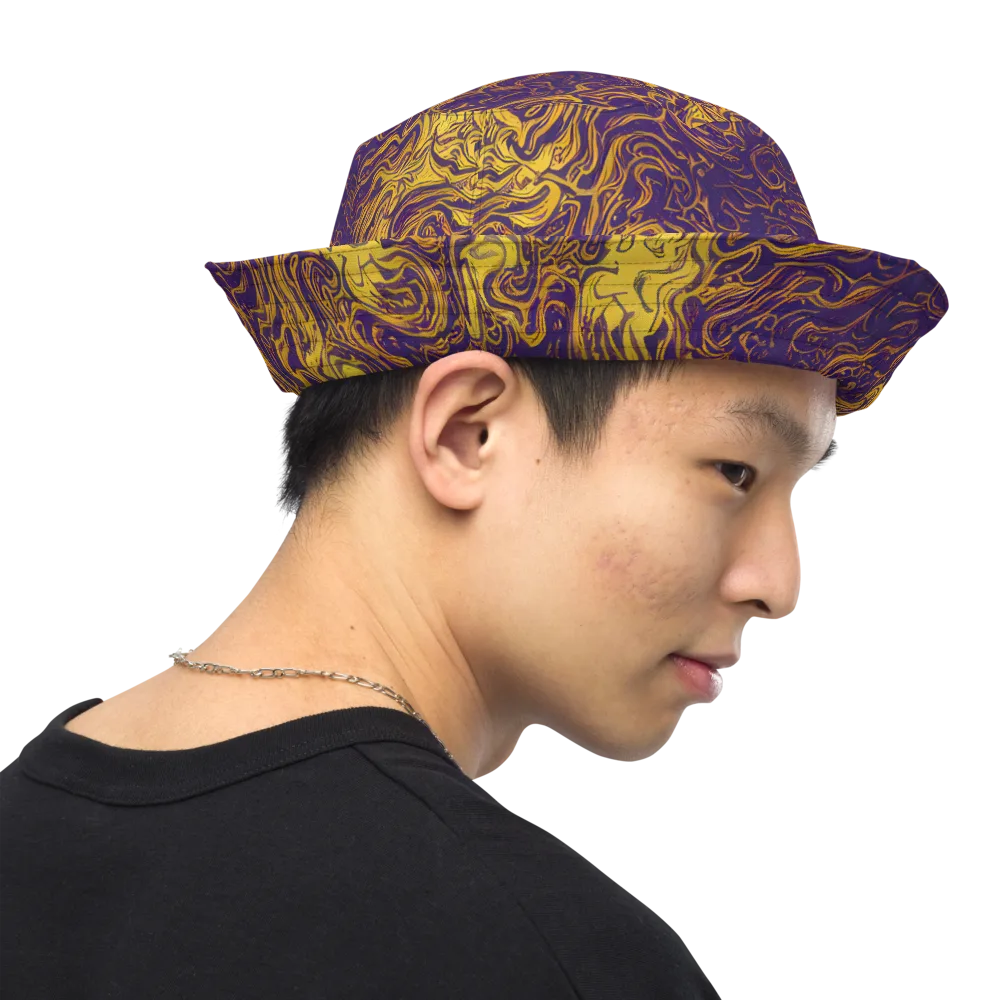 Royal Melt on Reversible Bucket Hat — Right Outside
