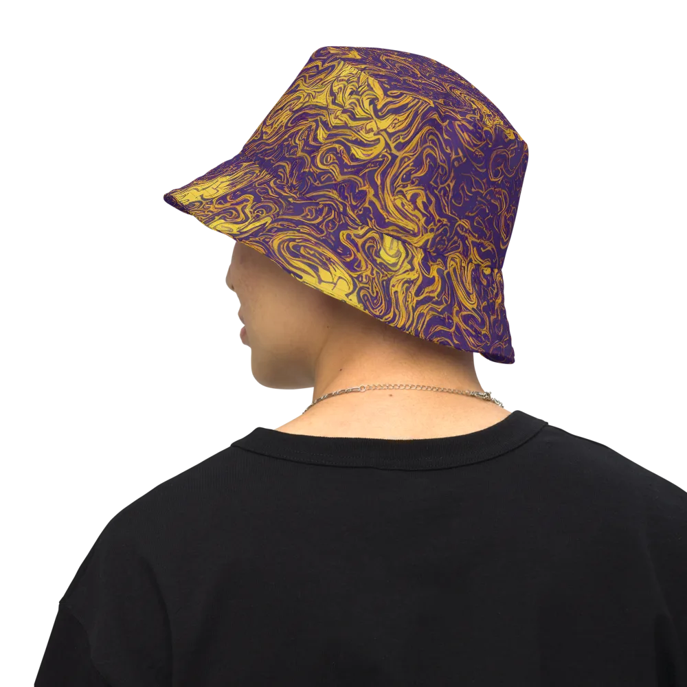 Royal Melt on Reversible Bucket Hat — Back Inside