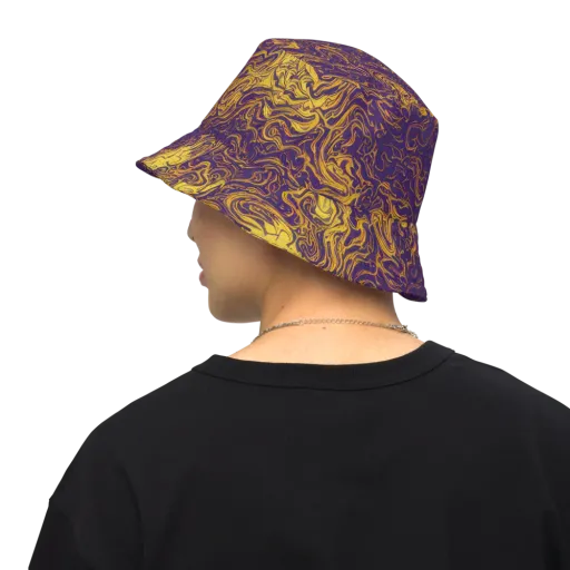 Royal Melt on a Reversible Bucket Hat