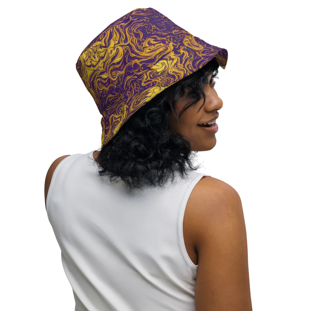 Royal Melt on Reversible Bucket Hat — Right Outside