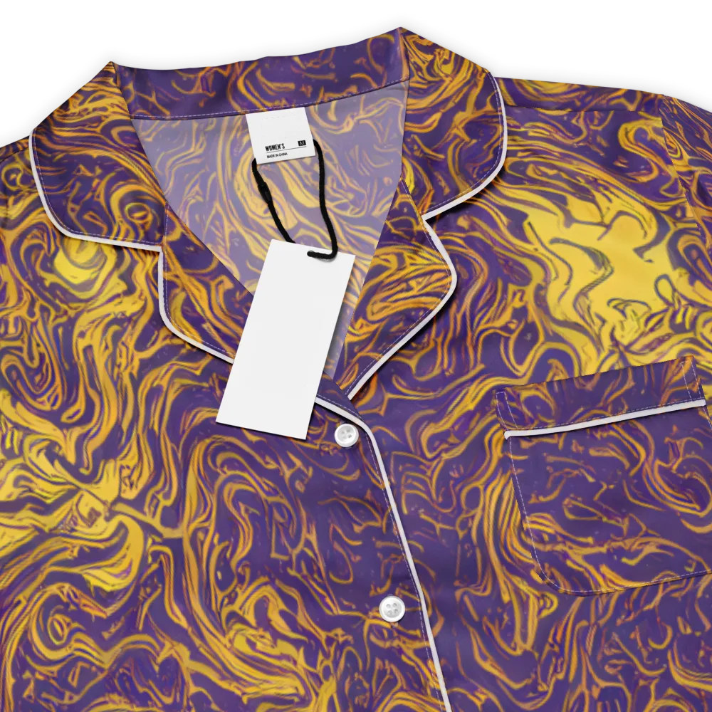 Royal Melt on Women's Short Sleeve Pajama Top — Product details