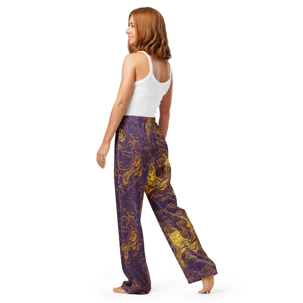 Royal Melt on Women's Pajama Pants — Back