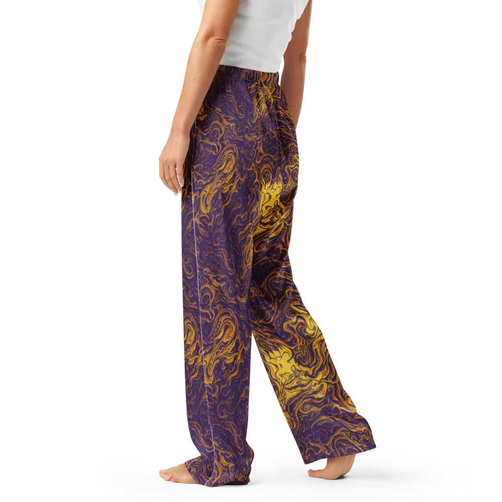 Royal Melt on Women's Pajama Pants — Left
