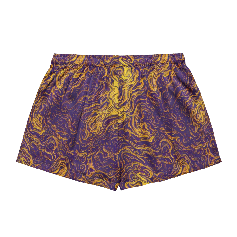 Royal Melt on Women's Pajama Shorts — Back