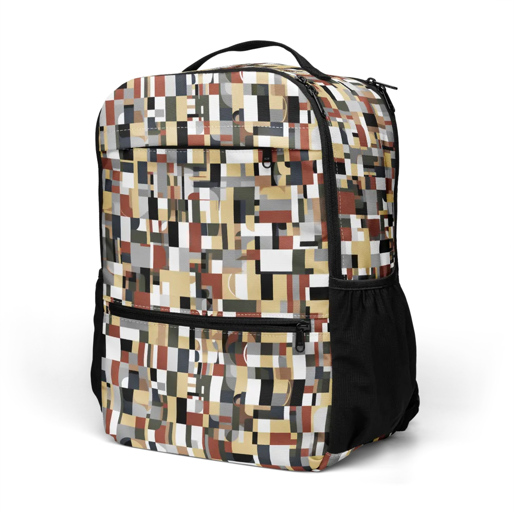 Ochre Circuit on Utility Backpack — Left Front