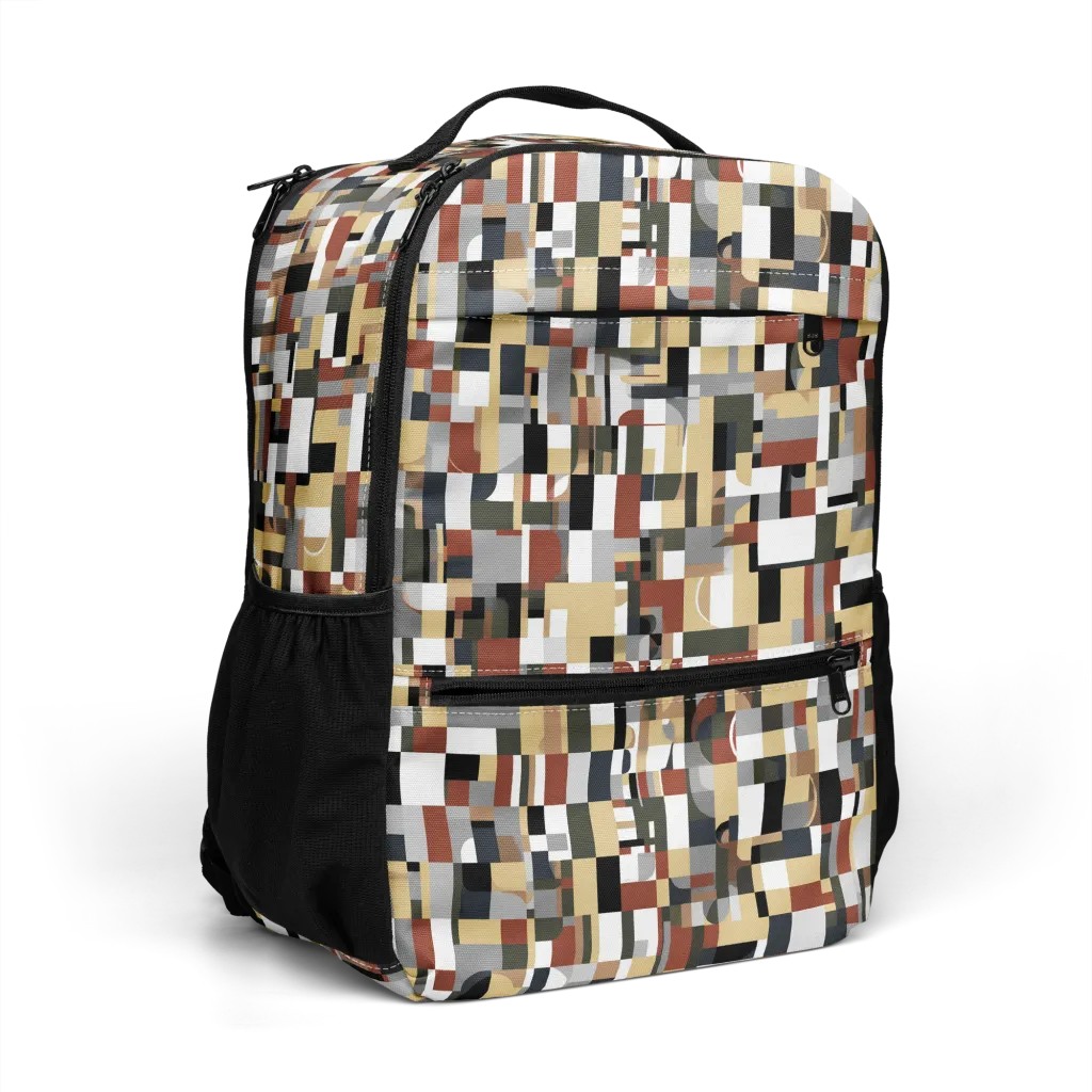 Ochre Circuit on Utility Backpack — Right Front
