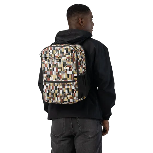 Ochre Circuit on a Utility Backpack
