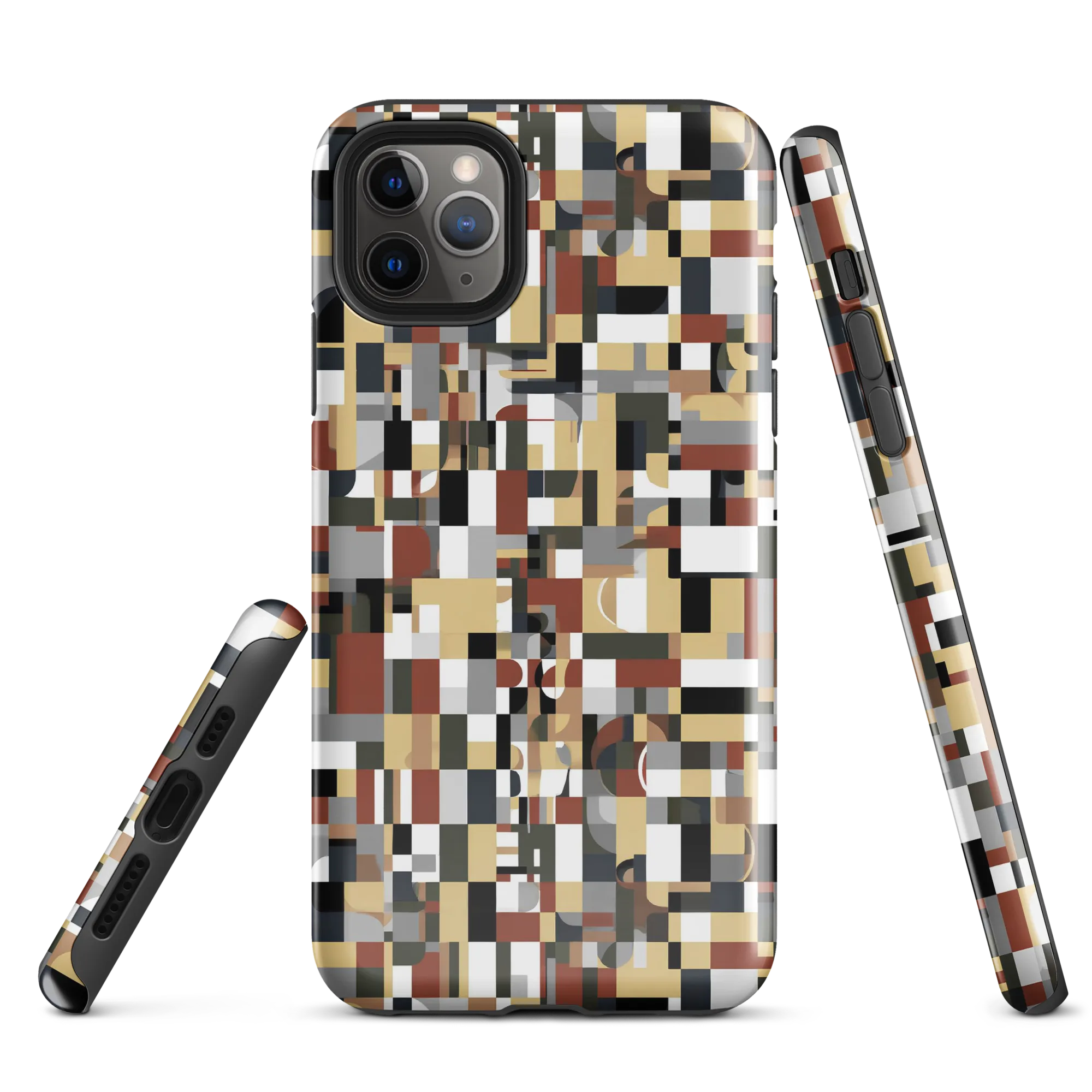 Ochre Circuit on Tough Case for iPhone® — Front