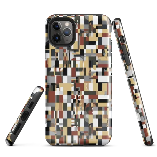 Ochre Circuit on a Tough Case for iPhone®