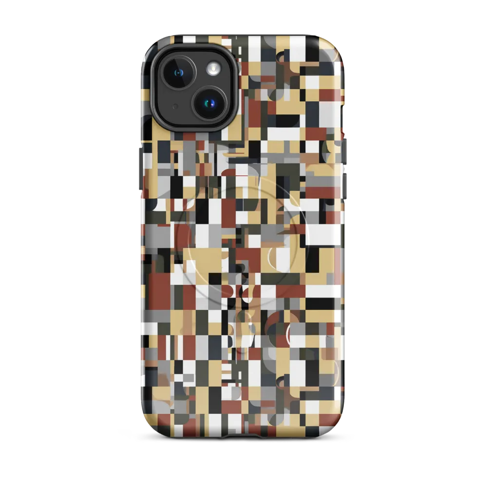 Ochre Circuit on MagSafe Tough Case for iPhone® — Front