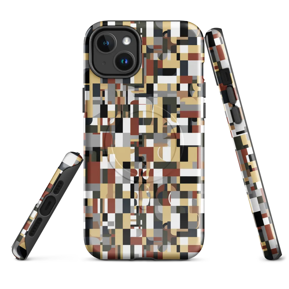 Ochre Circuit on MagSafe Tough Case for iPhone® — Front