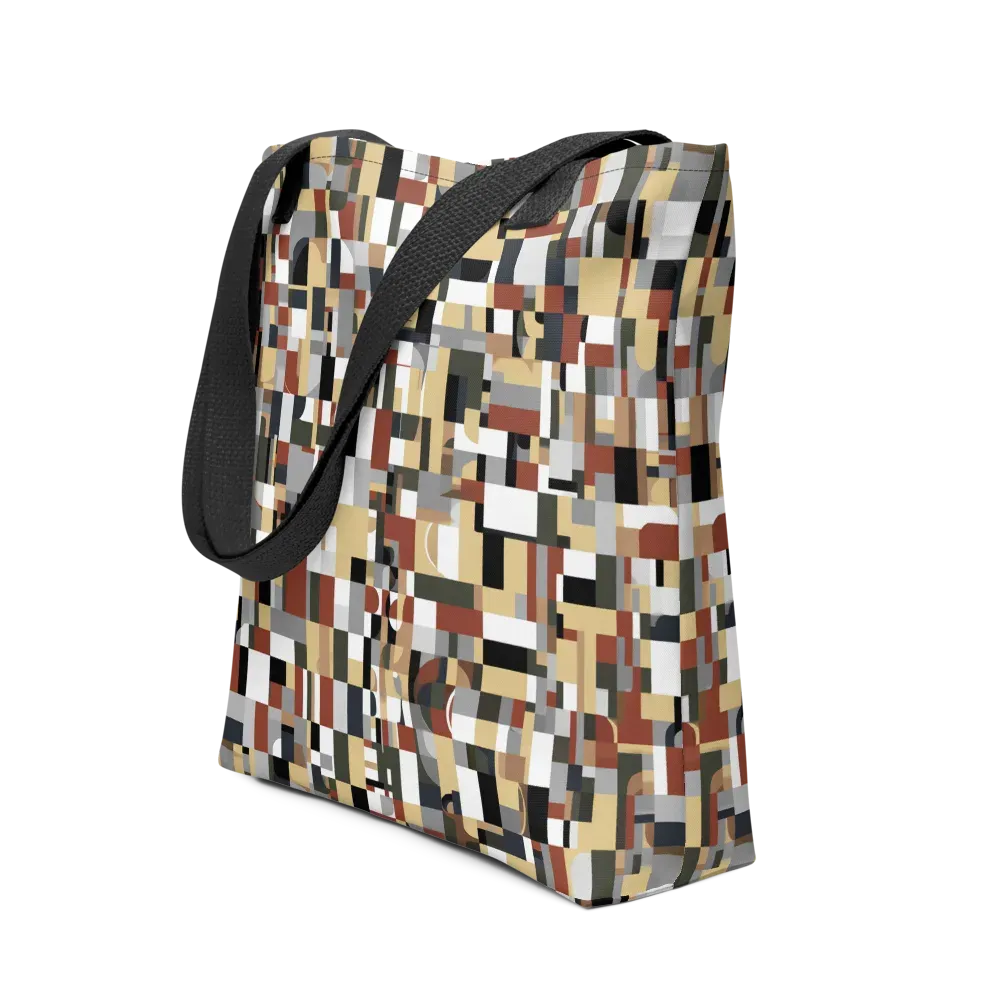 Ochre Circuit on Tote Bag — Front