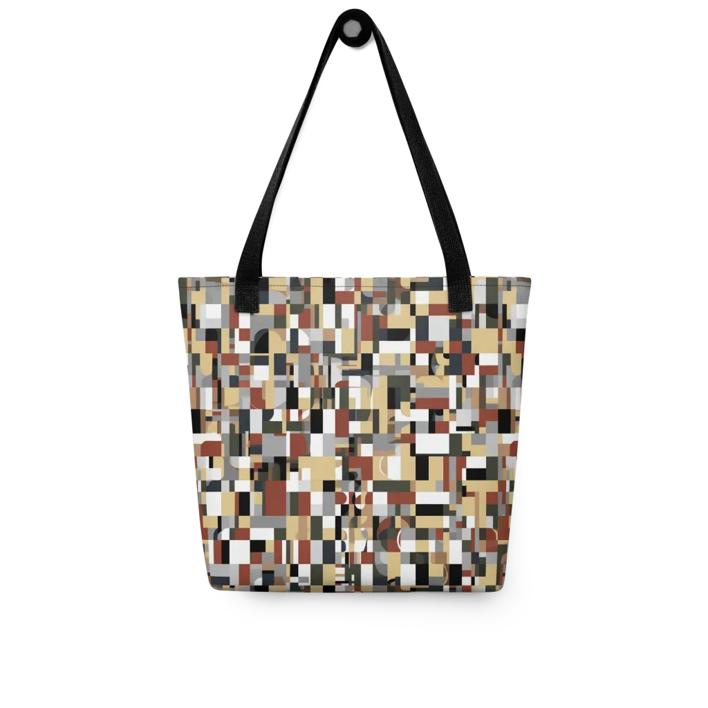 Ochre Circuit on Tote Bag — Front