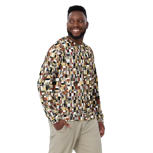 Ochre Circuit on a Sweatshirt