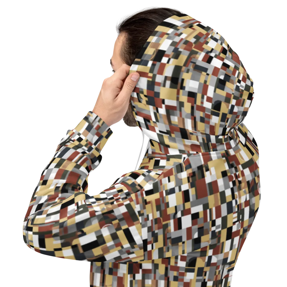 Ochre Circuit on Hoodie — Back