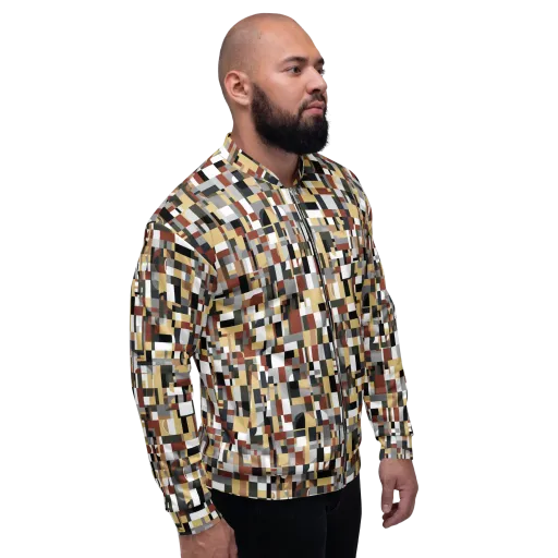 Ochre Circuit on a Bomber Jacket