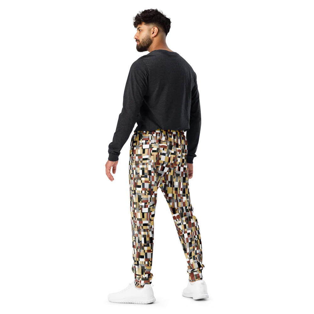 Ochre Circuit on Men's Joggers — Back