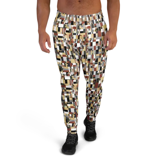 Ochre Circuit on a Men's Joggers