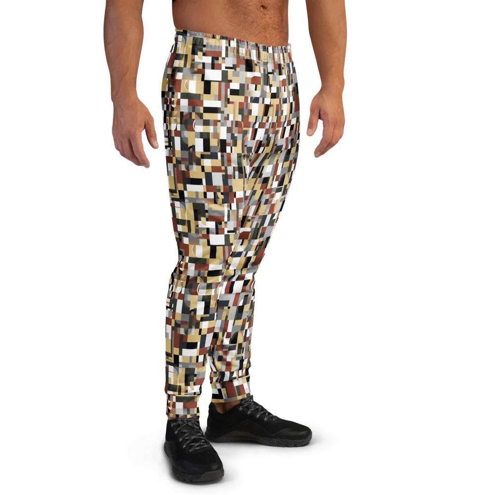 Ochre Circuit on Men's Joggers — Right