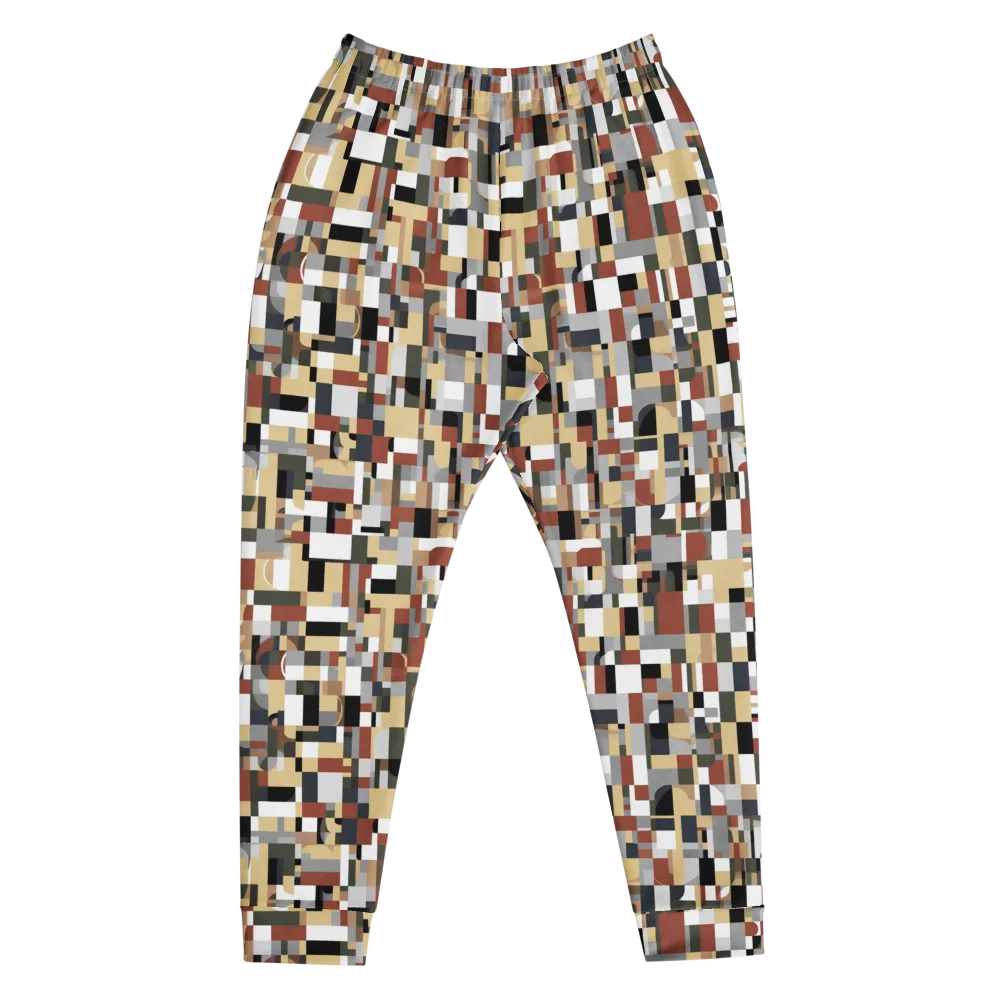 Ochre Circuit on Men's Joggers — Front