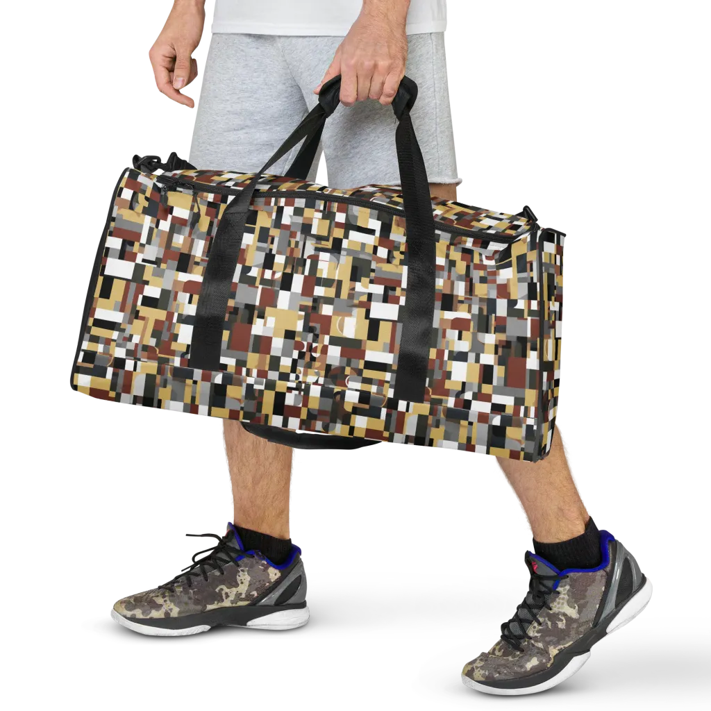 Ochre Circuit on Duffle Bag — Front