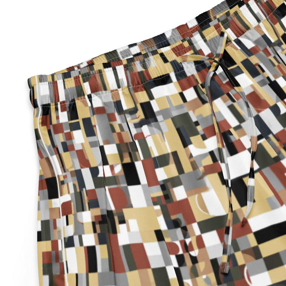 Ochre Circuit on Women's Pajama Shorts — Product details