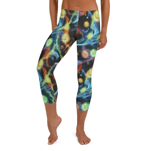 Stellar Tides on a Capri Leggings