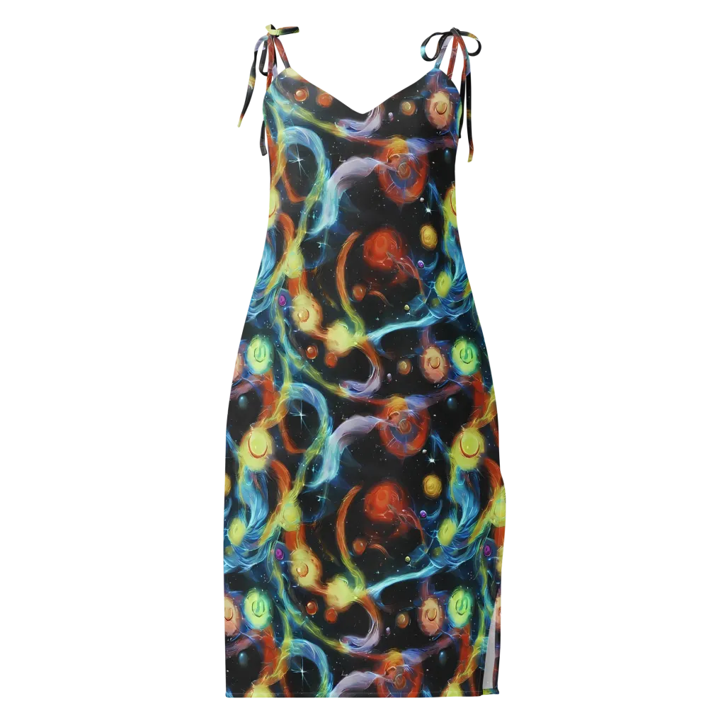 Stellar Tides on Slip Dress — Front