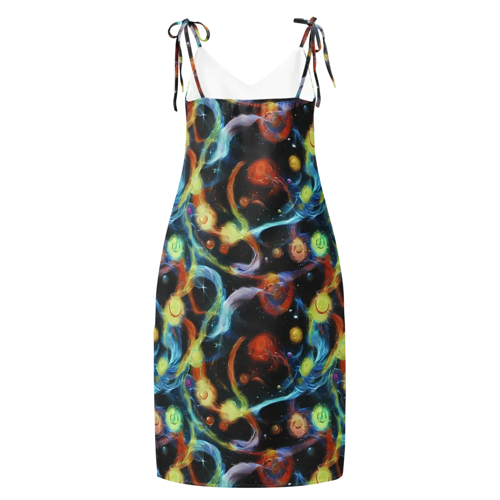 Stellar Tides on Slip Dress — Back