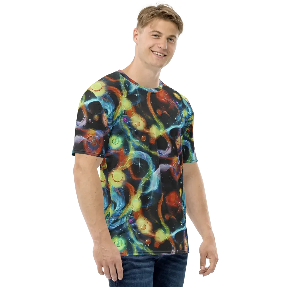 Stellar Tides on Men's Crew Neck T-Shirt — Right