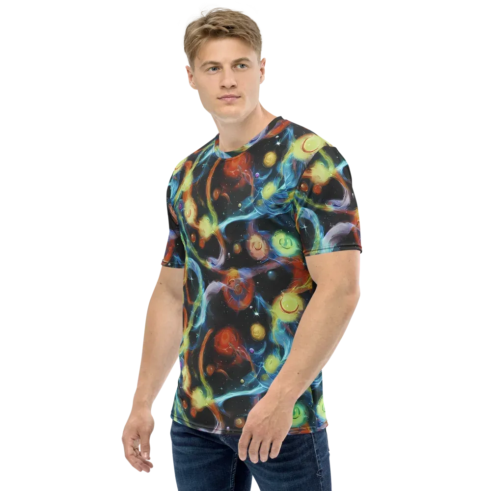 Stellar Tides on Men's Crew Neck T-Shirt — Left