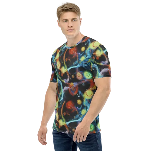 Stellar Tides on a Men's Crew Neck T-Shirt