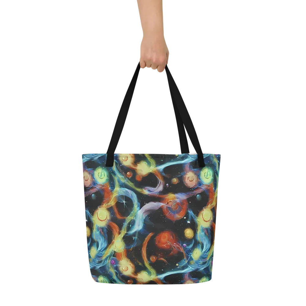 Stellar Tides on Large Tote Bag W/ Pocket — Front