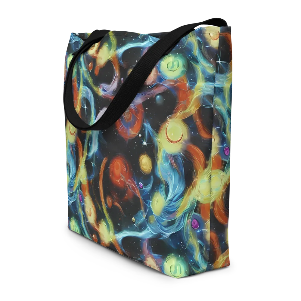 Stellar Tides on Large Tote Bag W/ Pocket — Front