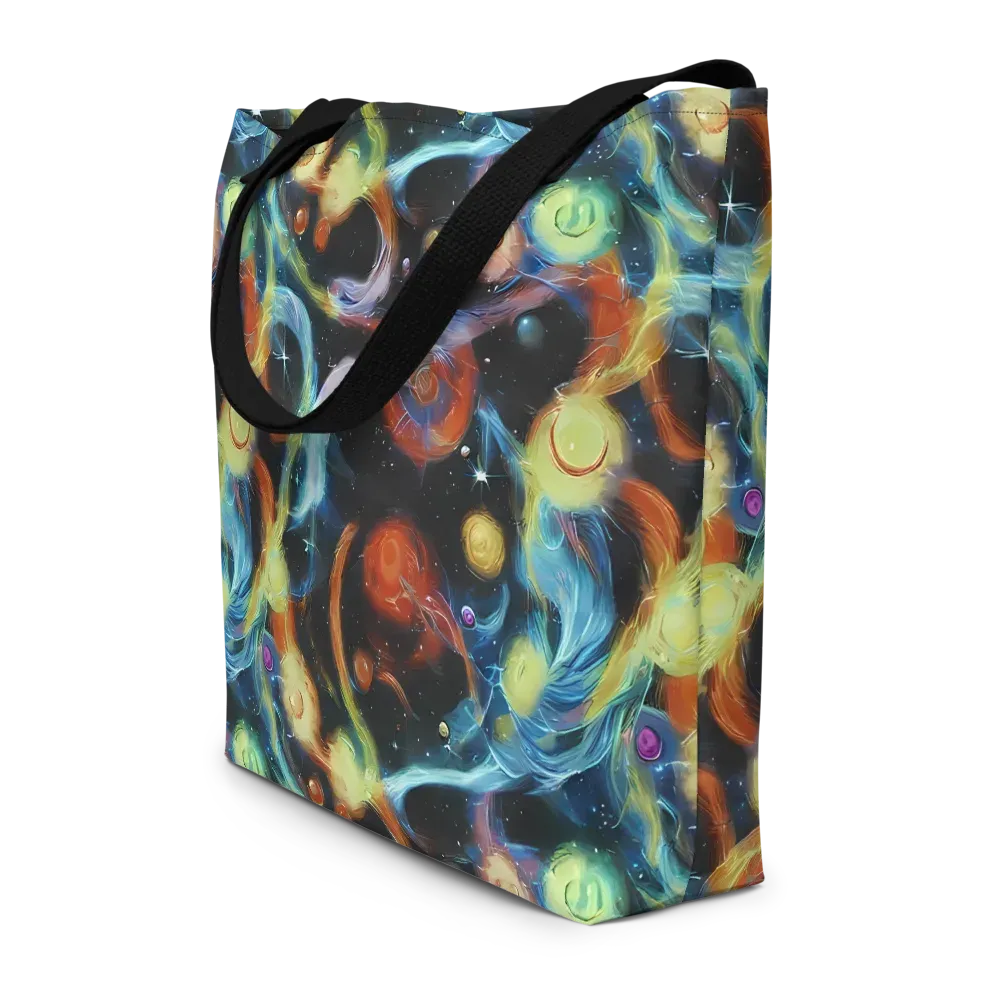 Stellar Tides on Large Tote Bag W/ Pocket — Front