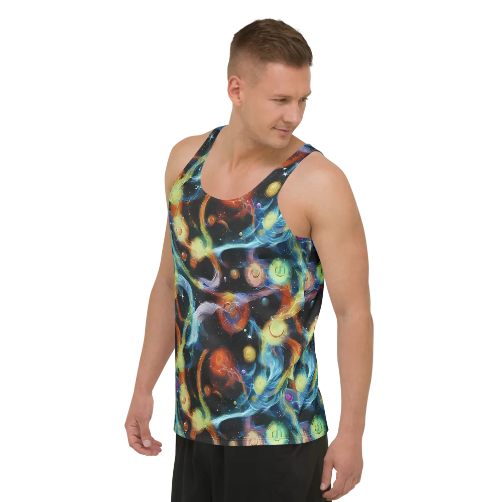 Stellar Tides on Men's Tank Top — Left Front
