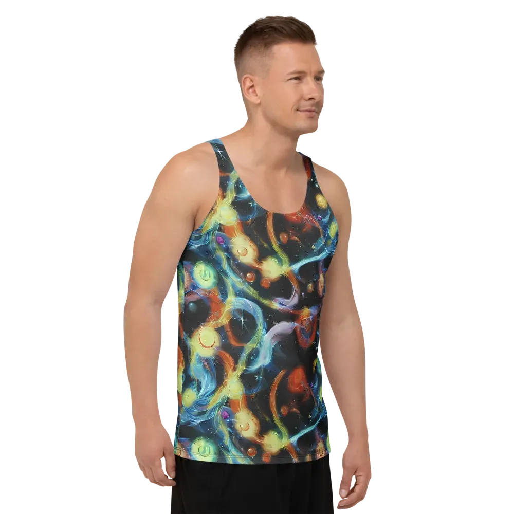 Stellar Tides on Men's Tank Top — Right Front