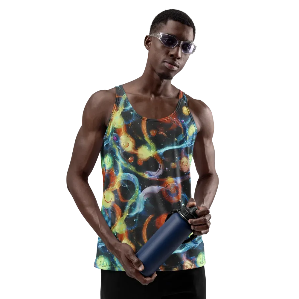 Stellar Tides on Men's Tank Top — Front