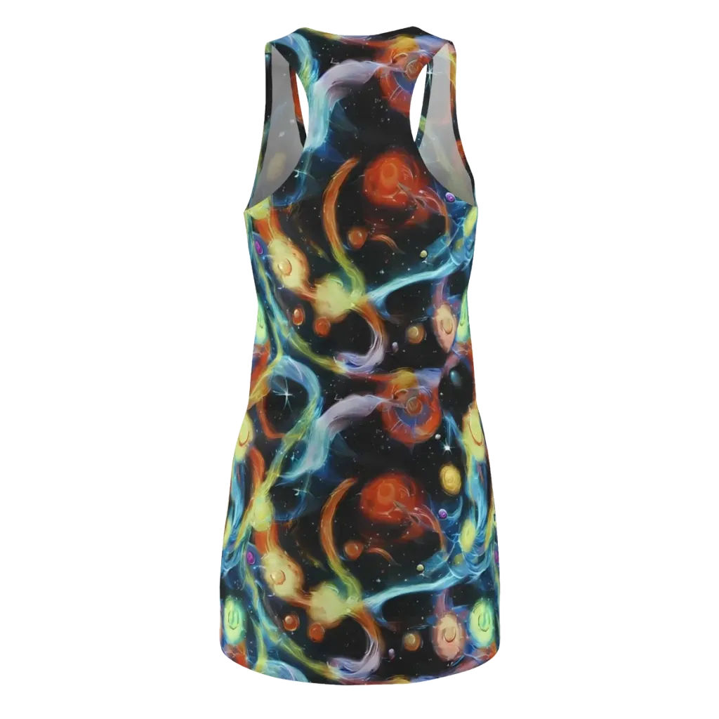 Stellar Tides on Racerback Dress — Back