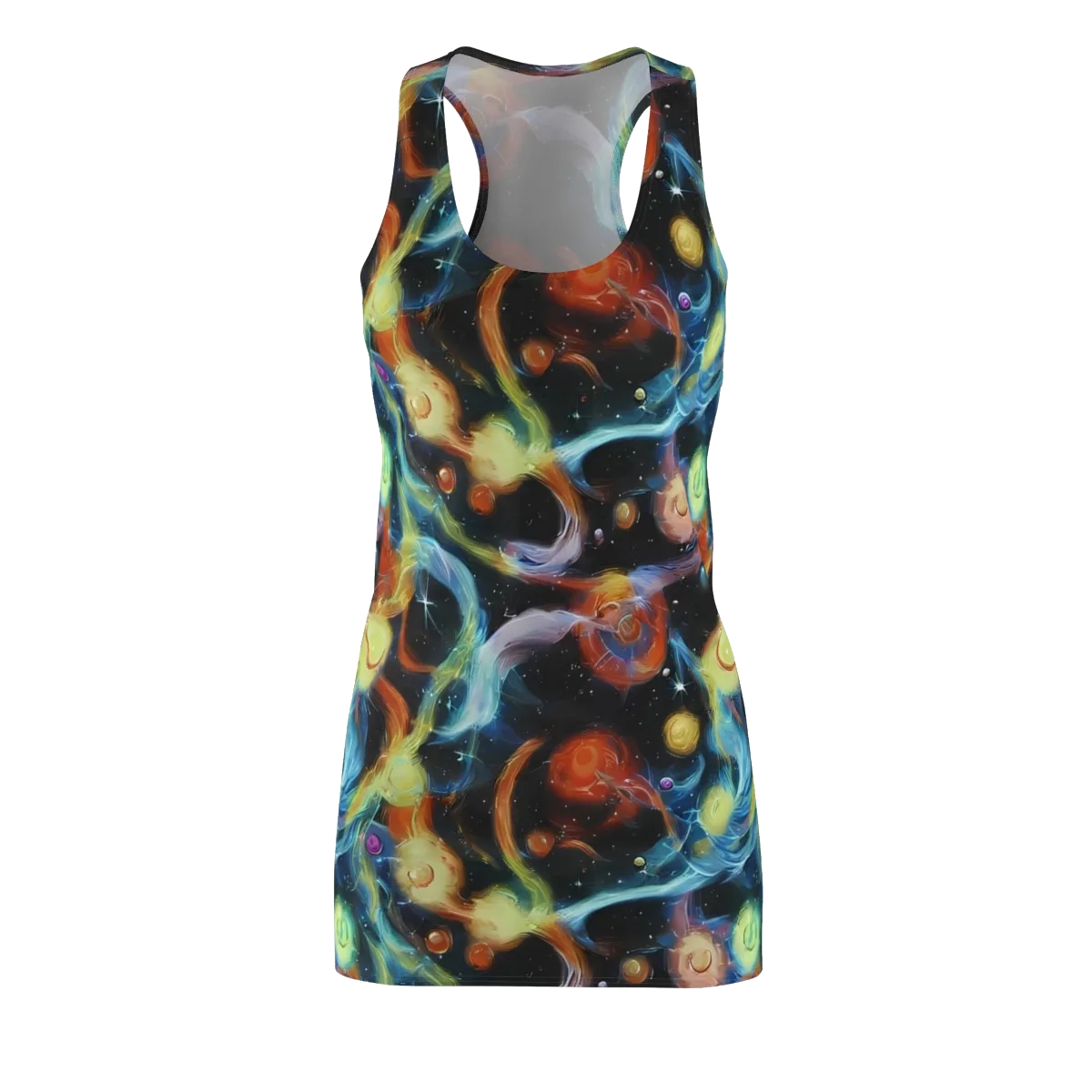 Stellar Tides on Racerback Dress — Front