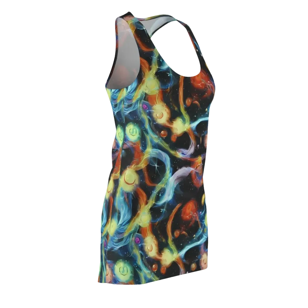 Stellar Tides on Racerback Dress — Front Side