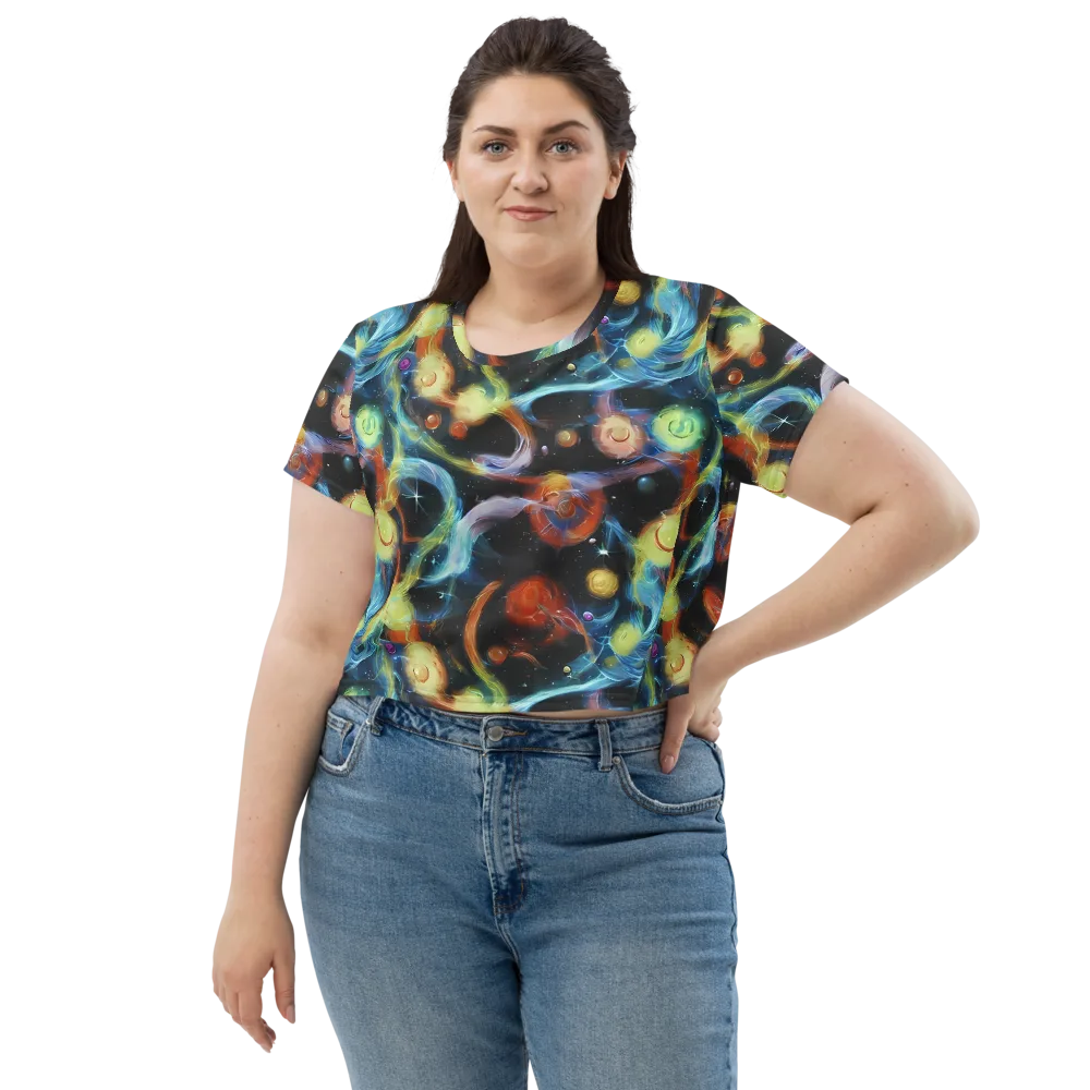 Stellar Tides on Crop Tee — Front