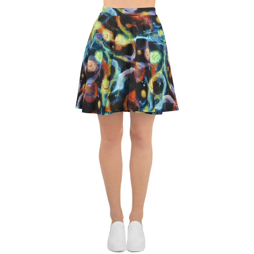 Stellar Tides on Skater Skirt — Front