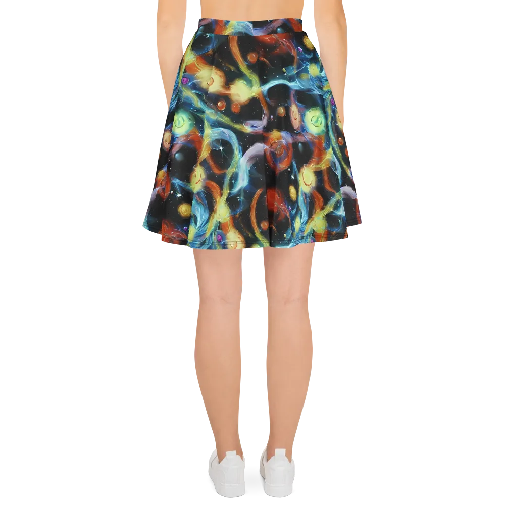 Stellar Tides on Skater Skirt — Back
