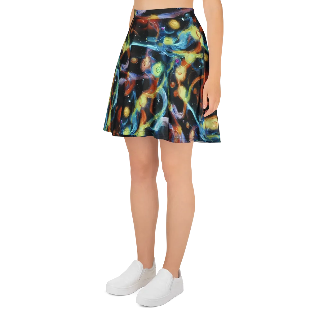 Stellar Tides on Skater Skirt — Left