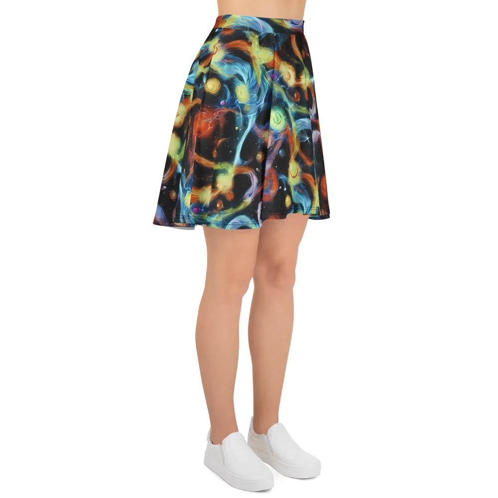 Stellar Tides on Skater Skirt — Right