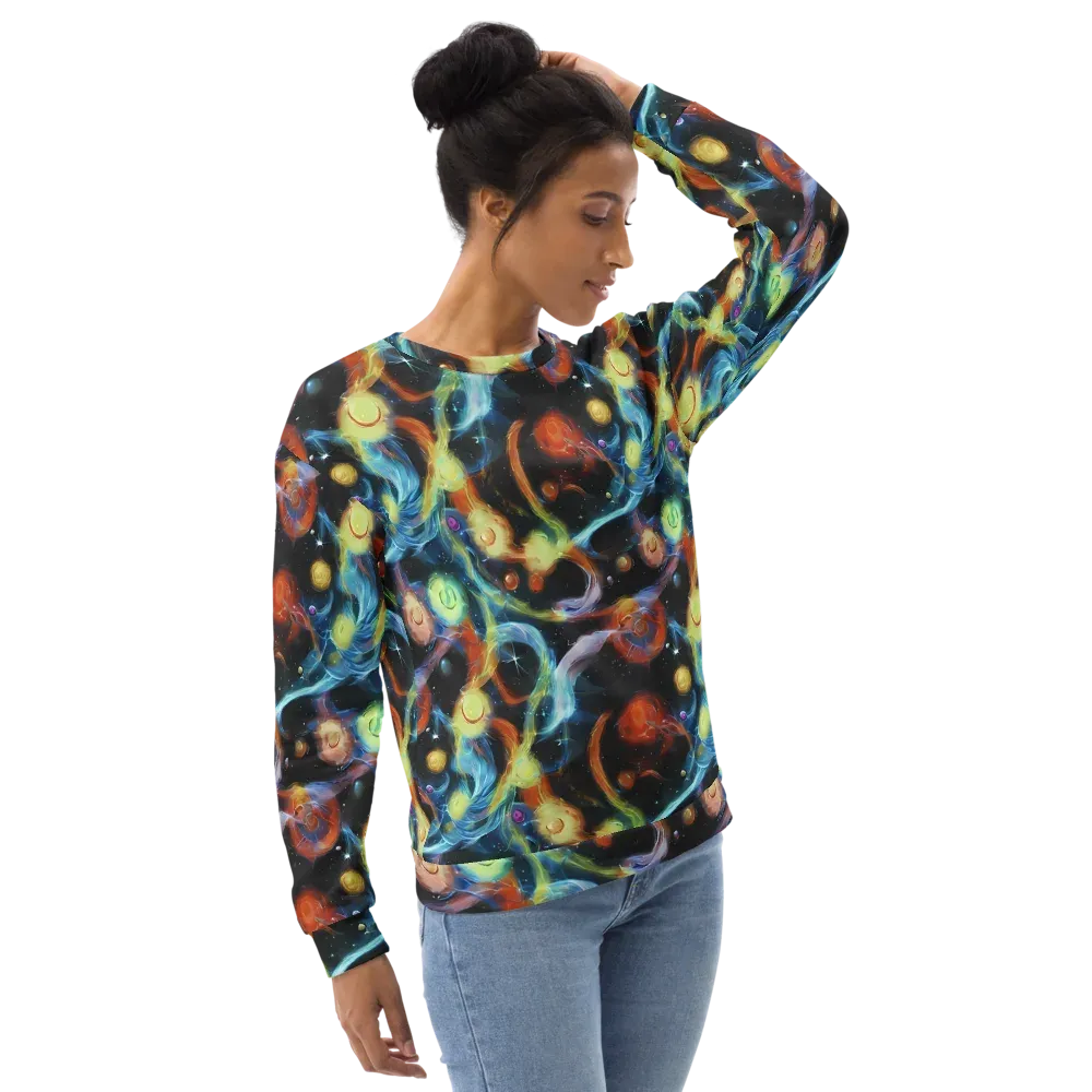 Stellar Tides on Sweatshirt — Right Front