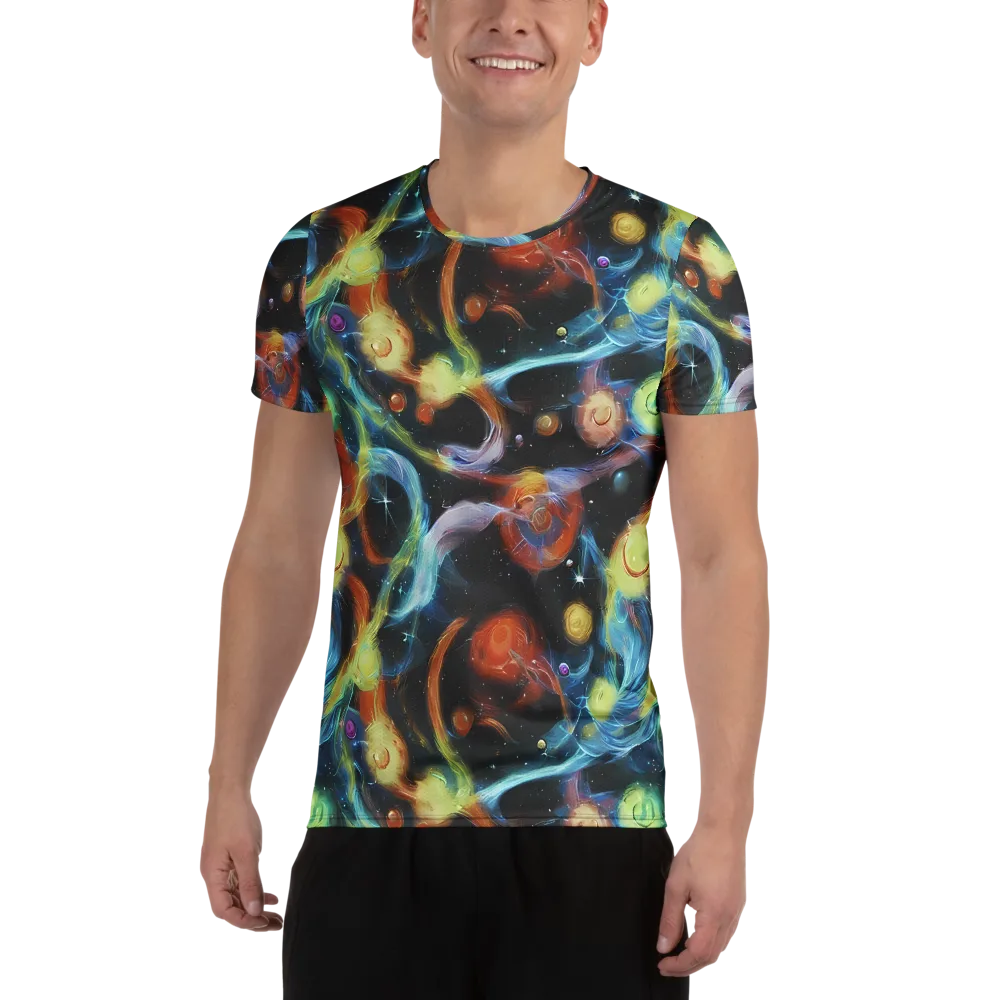 Stellar Tides on Men's Athletic T-Shirt — Front